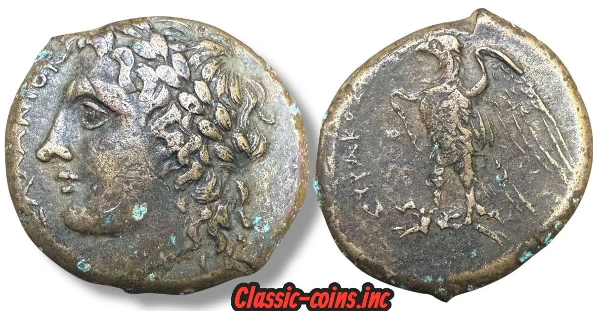 Sicily, Hiketas (287-278), Bronze, Syracuse, c. 287-278 BC