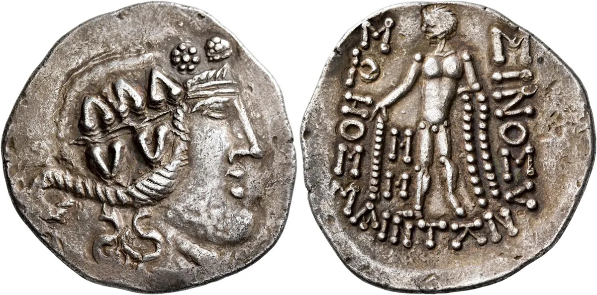LOWER DANUBE. Imitations of Thasos. Late 2nd-1st century BC. Tetradrachm