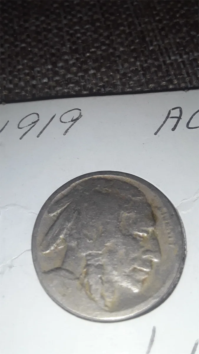 1919 Buffalo Nickel 5 C
