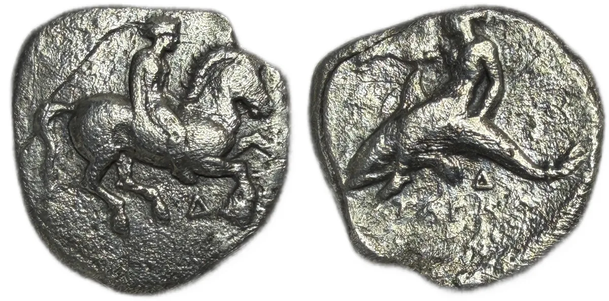 CALABRIA. Tarentum. Nomos (Circa 365-355 BC).