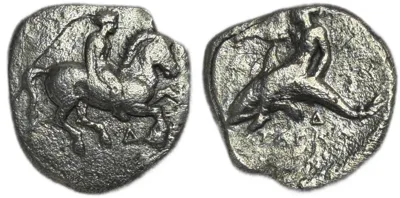CALABRIA. Tarentum. Nomos (Circa 365-355 BC).