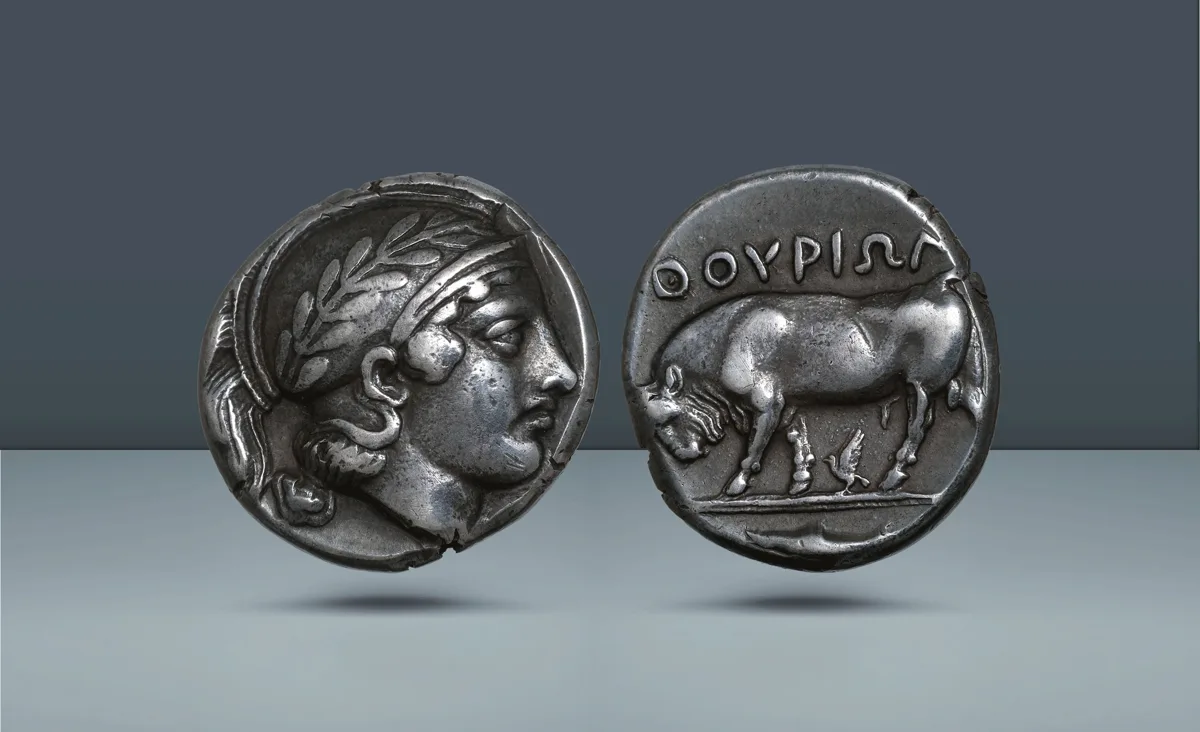 Lucania, Thurium. Signed by the master Phrygillus, c. 420 BC