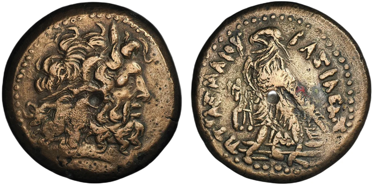Ptolemy III Euergetes, 246-222 BC, Triobol