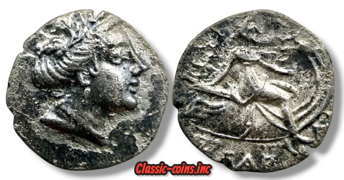 Euboia, Histiaia. AR Tetrobol, 3rd-2nd century BC