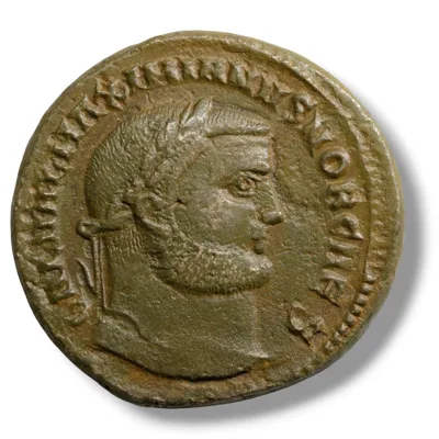 Maximianus Herculius (AD 286-305) AE Follis, Antioch Mint – GENIO POPVLI ROMANI, 26mm, 8.6g – RIC VI 54b var.