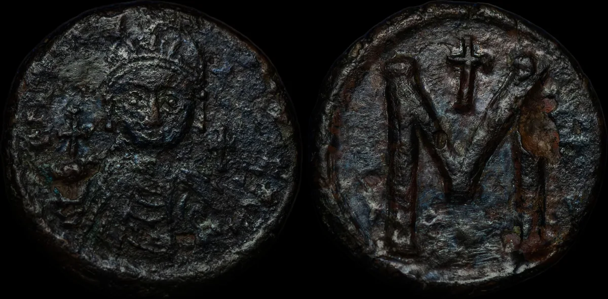 Justinian I Follis, Very Rare Salona Military Mint