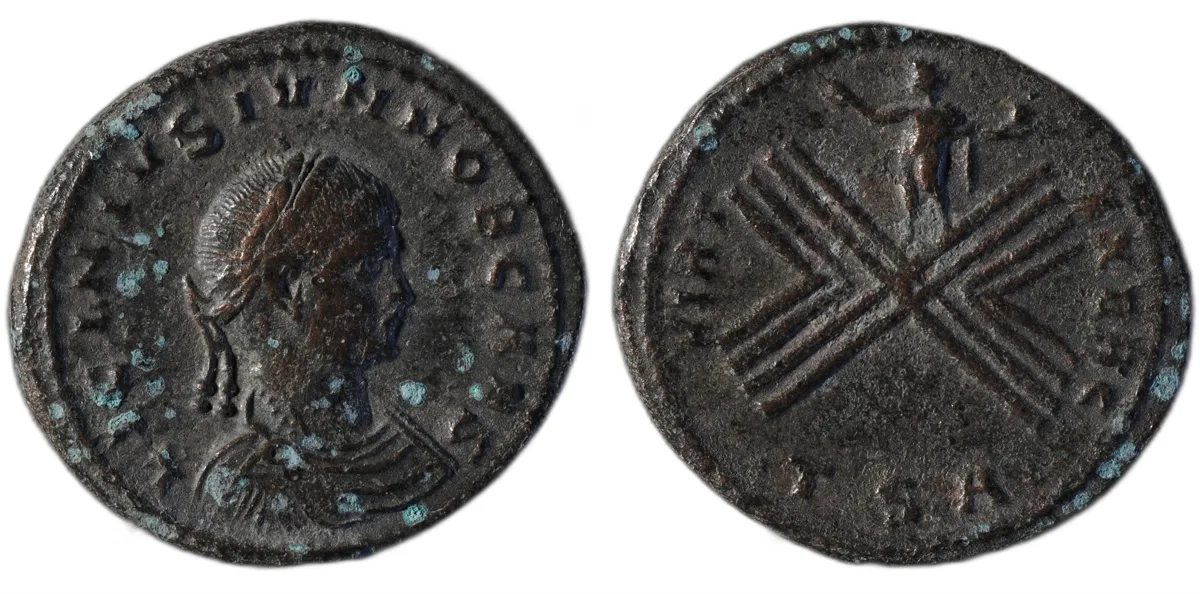 Licinius II, AE3, bronze, Caesar of the eastern empire, minted 319 CE