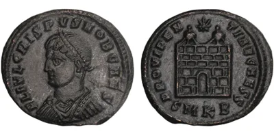 Crispus, as Caesar, AE3 Centenionalis