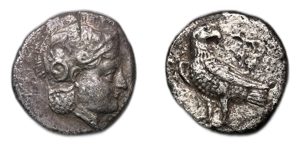 BAKTRIA, Local issues. Circa 285/3-280/78 BC. AR Drachm 3.35g