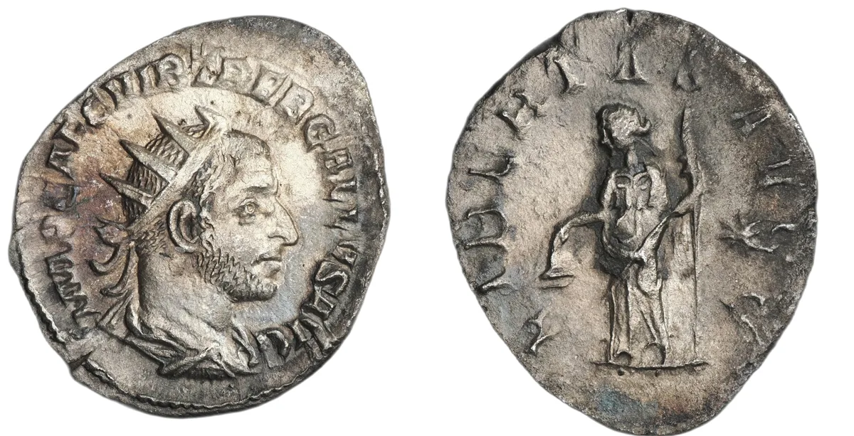 Trebonianus Gallus, 251-253, Denarius