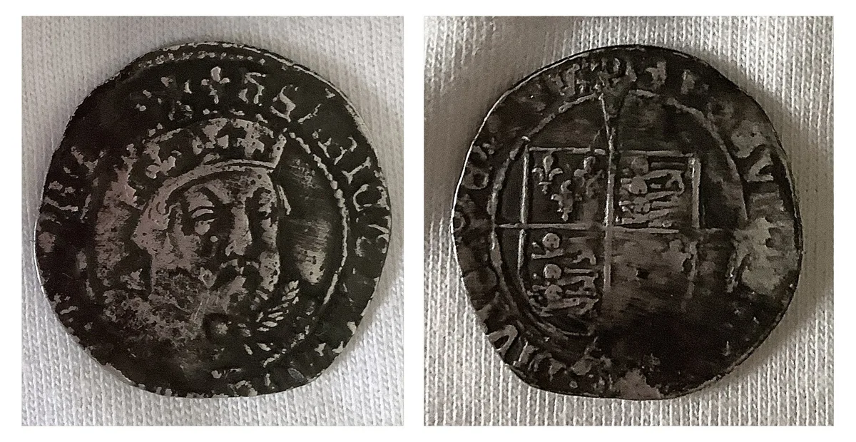 Henry 8th Groat, 1509-1547 era silver coin!