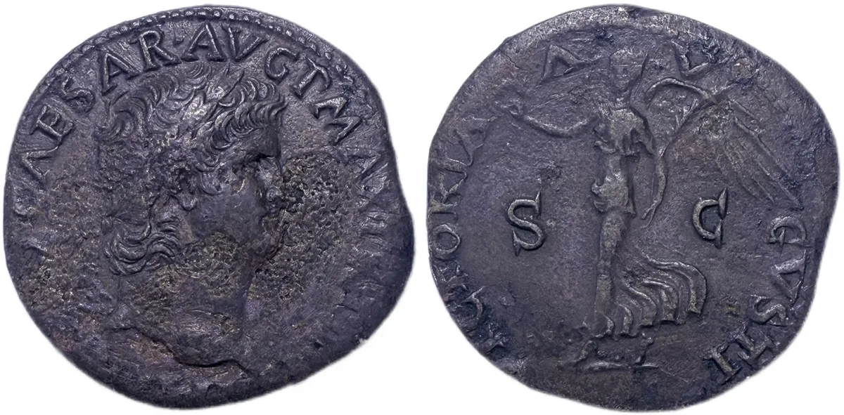 Nero (AD 54-68) Dupondius