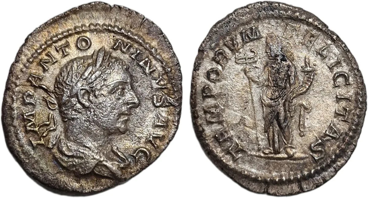 Elagabalus denarius 218-222 AD
