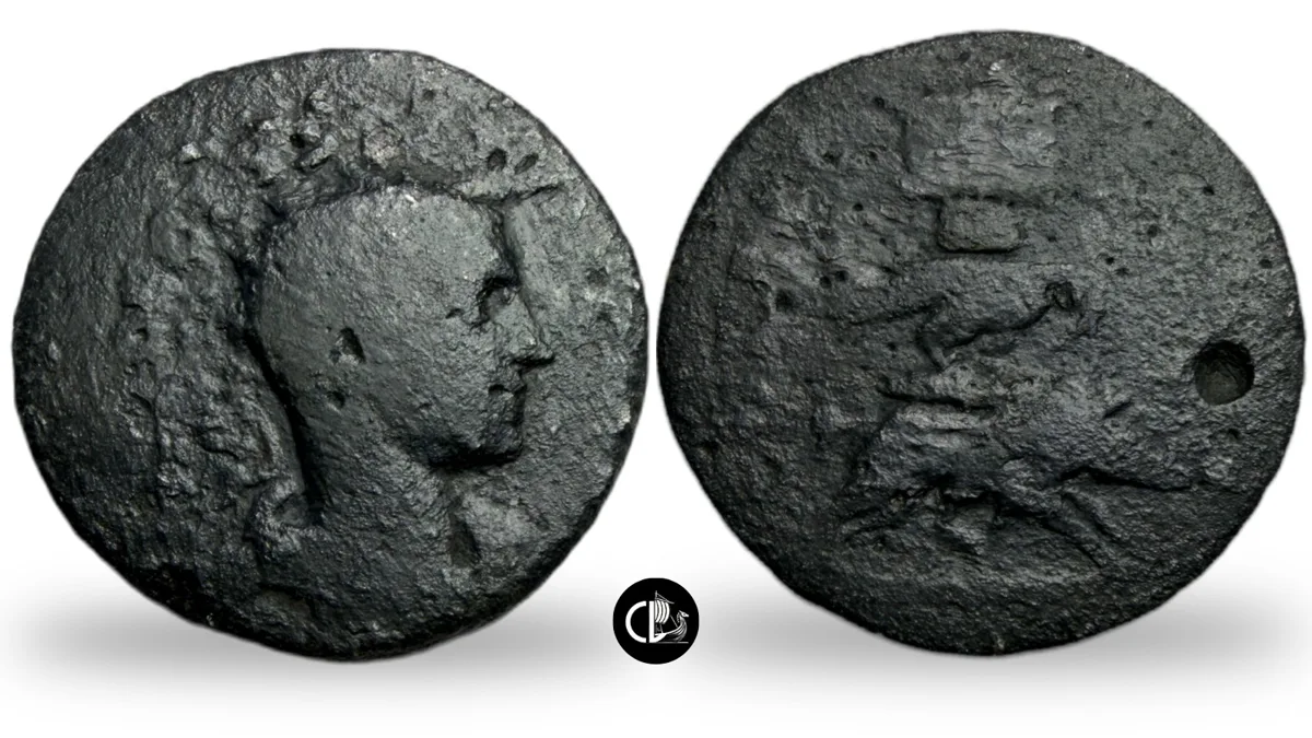 JUDAEA, Jerusalem. Herennius Etruscus. 249-251 CE