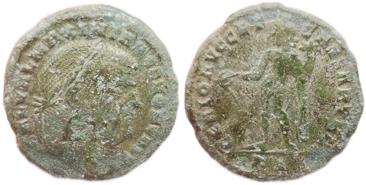Galerius Follis with Silvering!