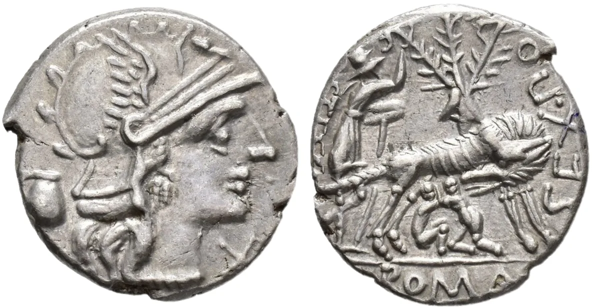 Sex. Pompeius Fostulus. Roman Republic.