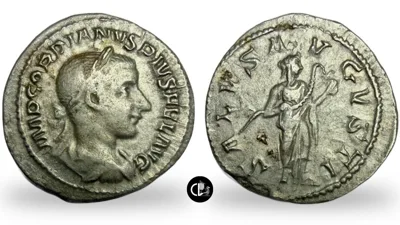 Gordian III. AR Denarius. Rome. AD 238-244