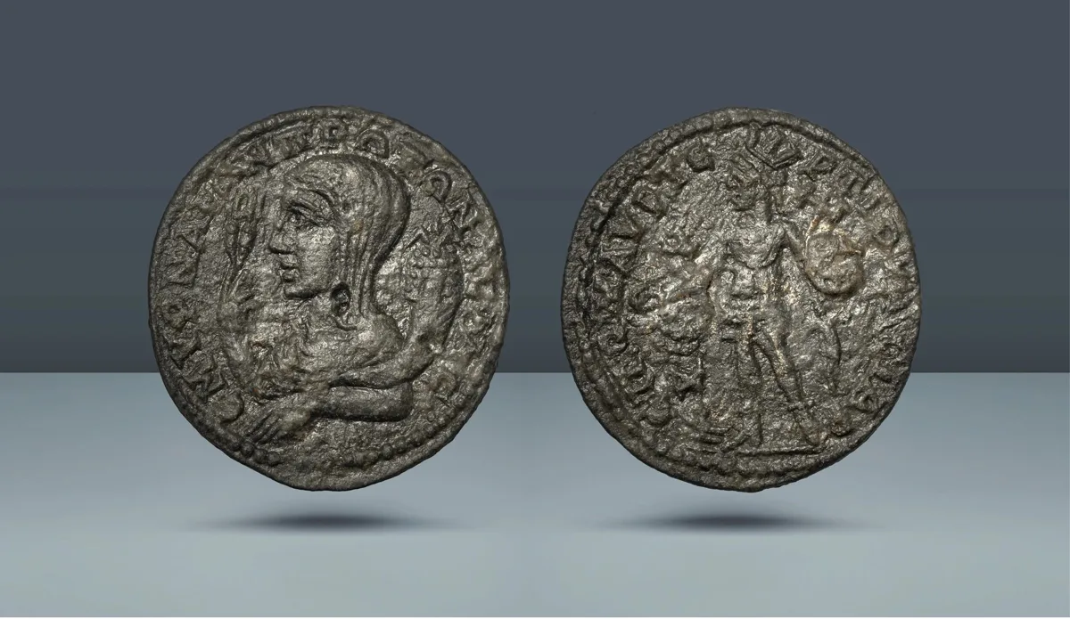 Time of Gordian III. Pseudo-autonomous issues. Marcus Aurelius Tertius, magistrate. 238-244 AD. Ionia, Smyrna, c. 242-244 AD