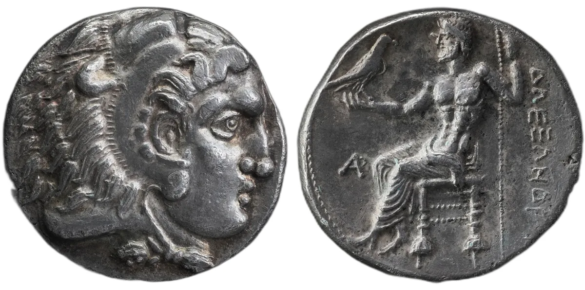 Alexander III AR Tetradrachm, Byblos, 330–320 BC, Price 3426