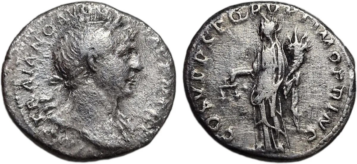 trajan denarius 98-117 AD
