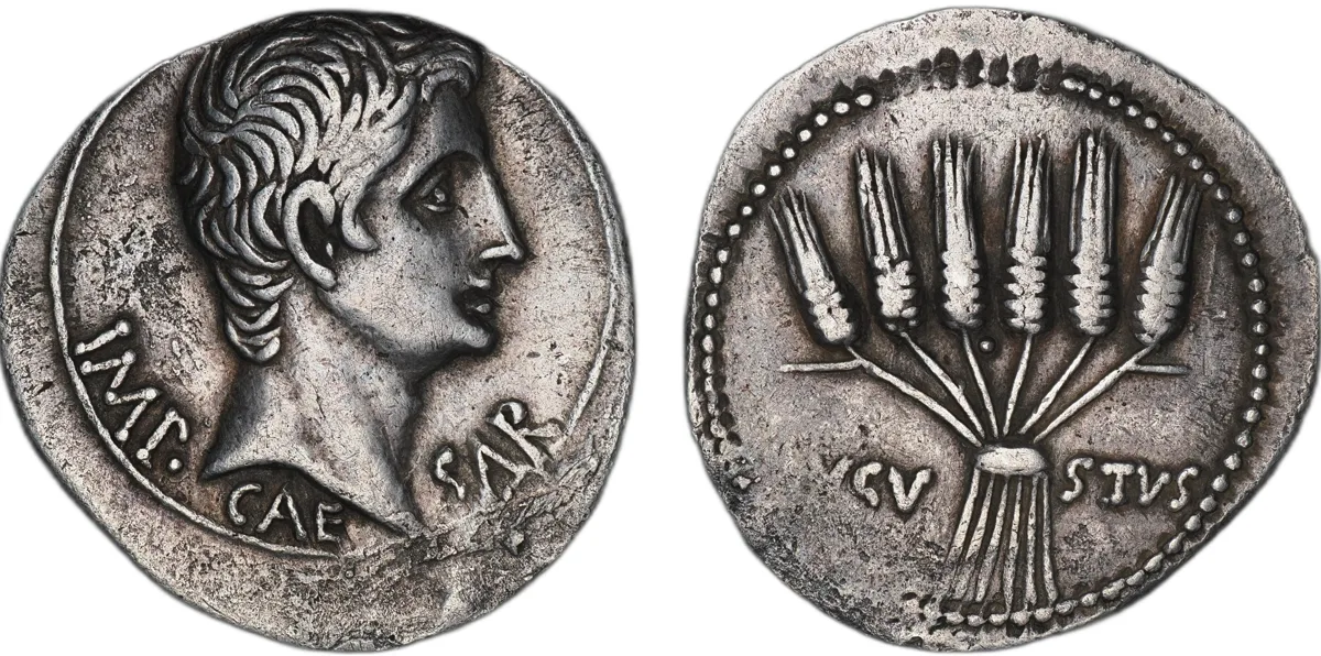 Augustus Ephesos. AR Cistophorus.