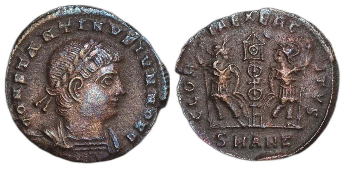 Constantine II, 337-340, AE3