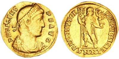 Valens, 364-378. AV Solidus, Nicomedia.