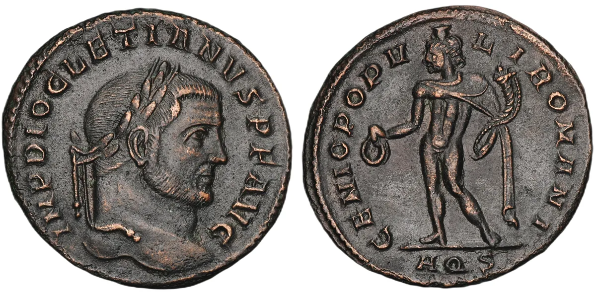 Diocletian Aquileia 296 AD