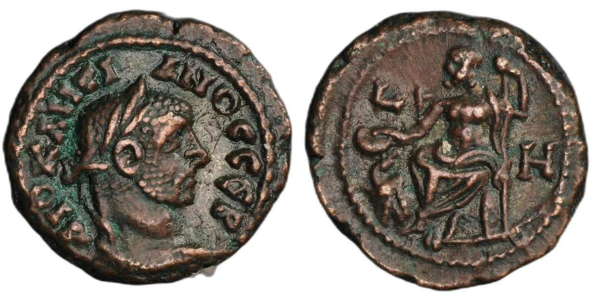 Diocletian, 286-305, Potin Tetradrachm, Minted in Alexandria