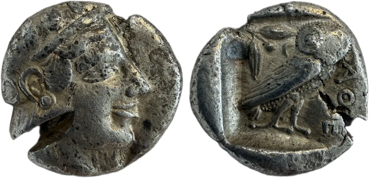 Attica, Athens. AR Tetradrachm c. 465-460 BC. Starr Group IV