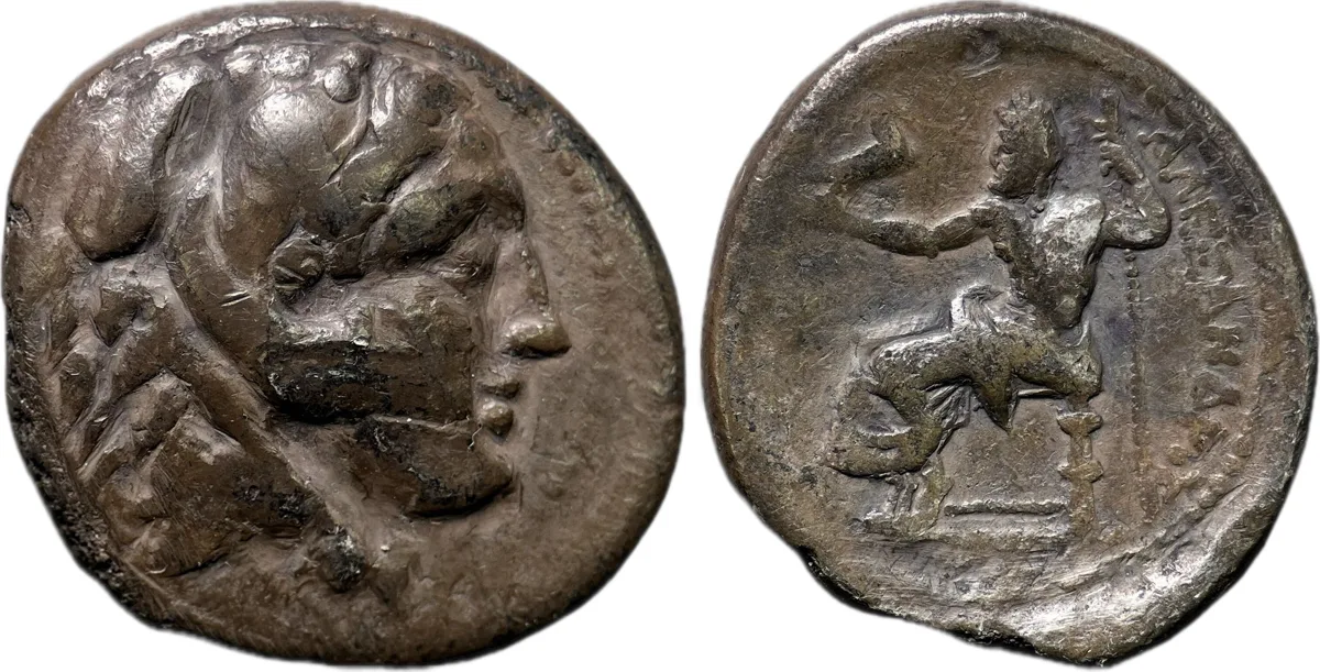 Kings of Macedon, Alexander III (Posthumous?). Unspecified Mint, AR Tetradrachm.