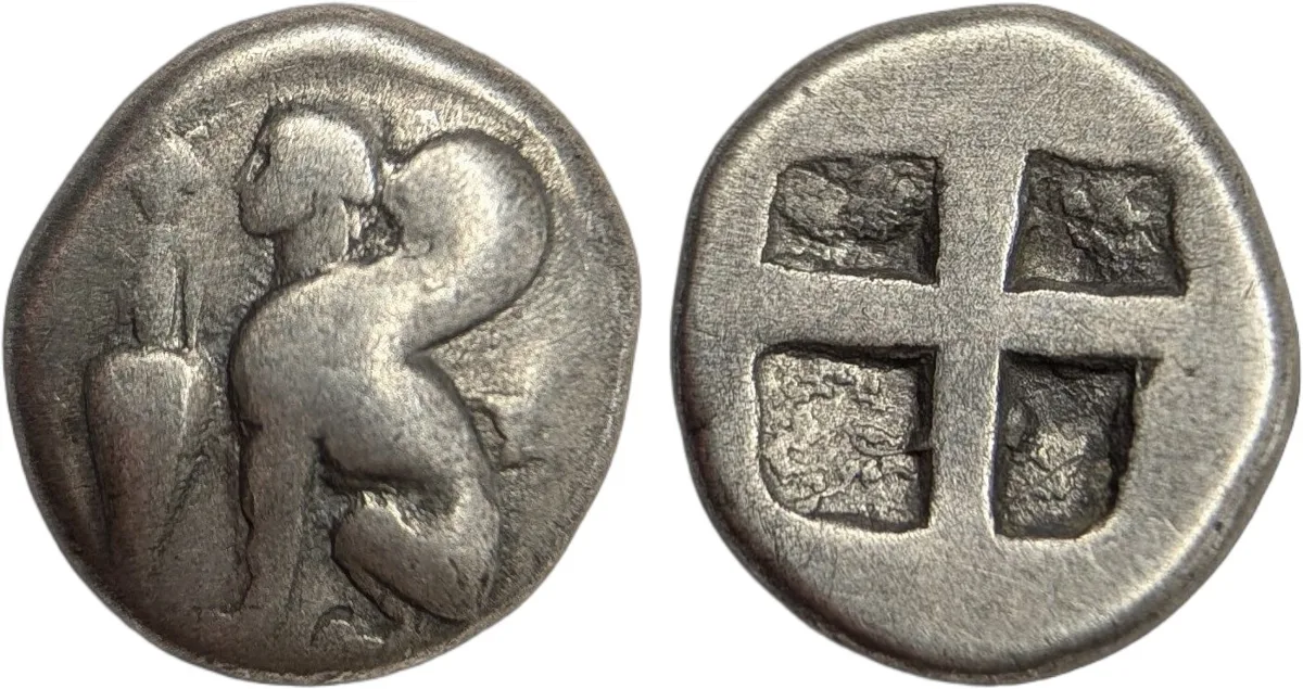 ISLANDS off IONIA, Chios, Circa 400-380 BC. AR Drachm