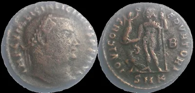 Roman Licinius I (Struck 313–315 AD) AE 20mm 3.25gm Follis, Cyzicus Mint