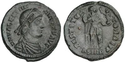Valentinian, 364-375, AE3 Centenionalis, Minted in Sirmium