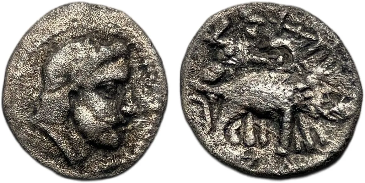 Seleucid Empire, Seleukos I Nikator, 312-281 B.C, obol, uncertain mint 19