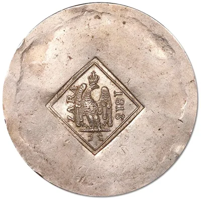 1813 Croatia, French occupation during siege by Austrian army, Emergency 9Fr 20C in gEF and very rare