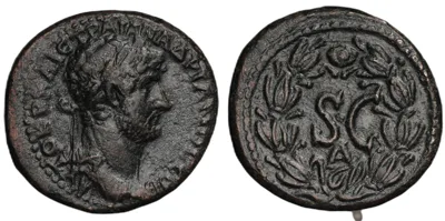 Hadrian, 117-138, AE20, Minted in Seleucia, Syria
