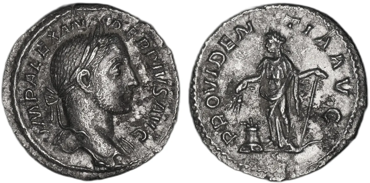 Severus Alexander, denarius, silver, reign 222–235, minted 231–235