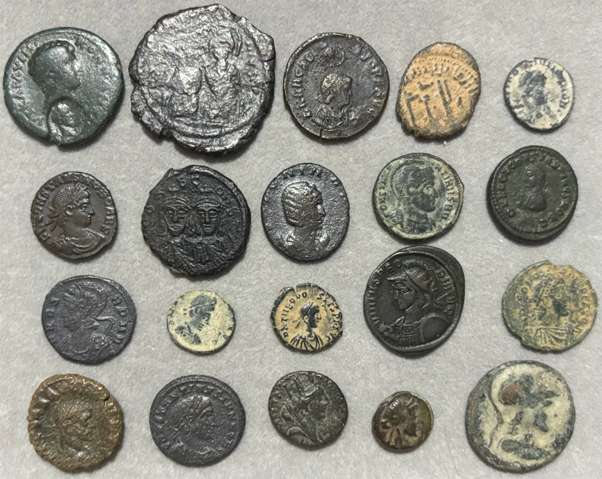 Lot of 20 Mixed Coins - Greek Roman Byzantine etc.