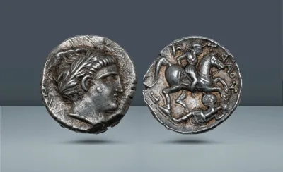 Paeonia, Patraos. Uncertain mint, c. 340-315 BC