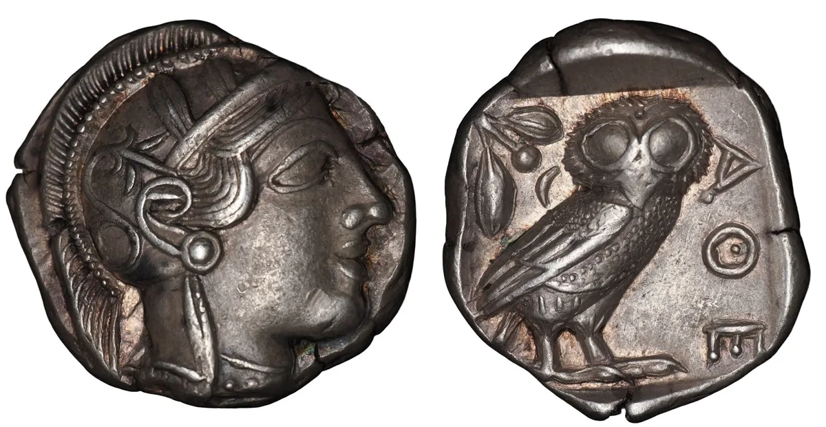 Full crest Athens Tetradrachm
