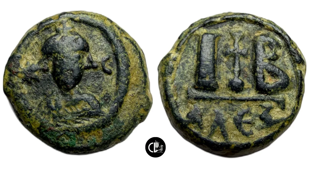 Heraclius, 12 Nummi, Alexandria, circa AD 618-628