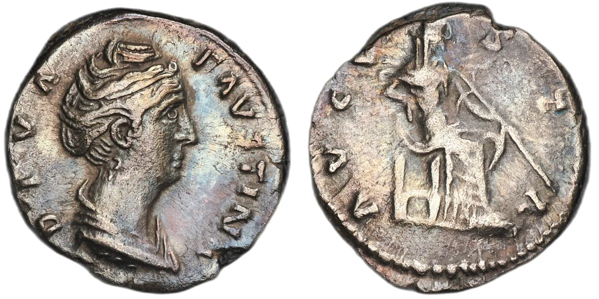 Faustina The Elder (Posthumous issue under Antoninus Pius), Denarius