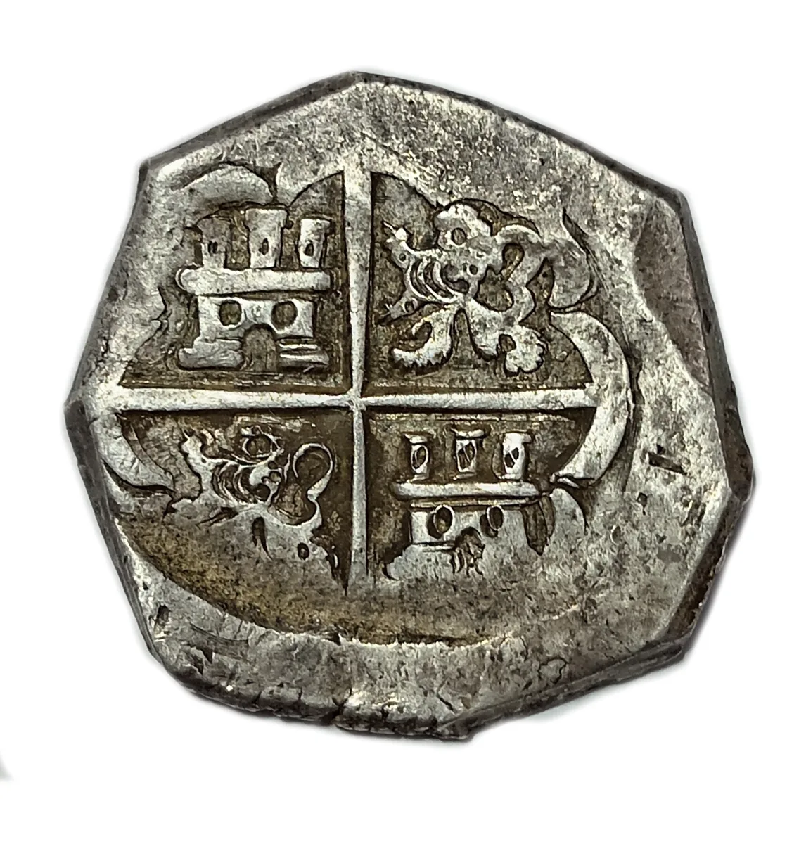 Philip IV Cob 8 Reales ,Seville mint, assayer R ,EF