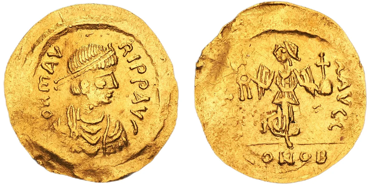 Maurice Tiberius. 582–602. Semissis