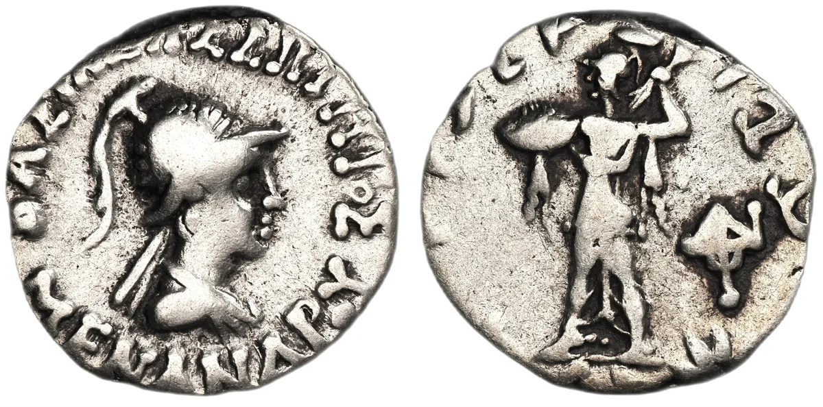 Menander I, 155-130 BC, Drachm