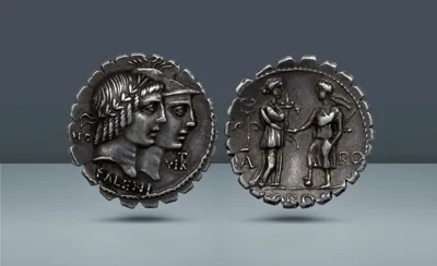 Roman Republic, Italy. Q. Fufius Calenus & Mucius Scaevola Cordus. Rome , c. 70-69 BC