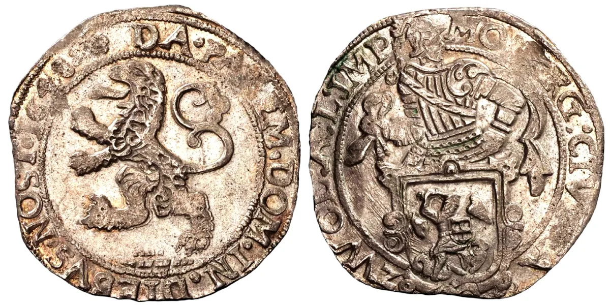 1648 Netherlands Overijssel-Zwolle Lion Daalder Leeuwendaalder in EF+ for this crude strike