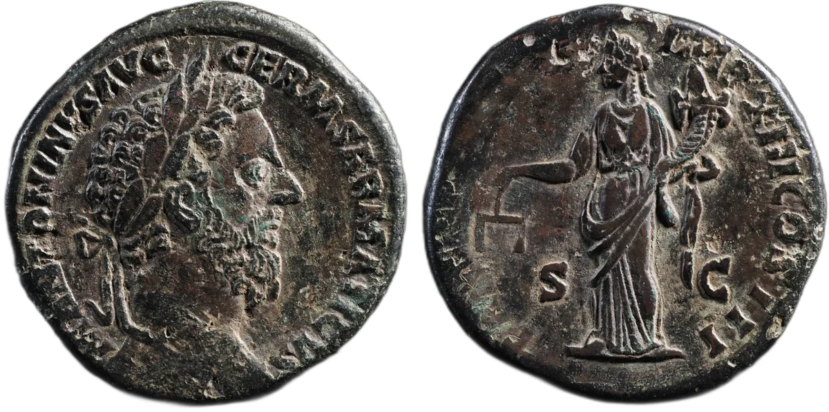 Marcus Aurelius AE Sestertius Rome AD 176 Aequitas RIC III 1171