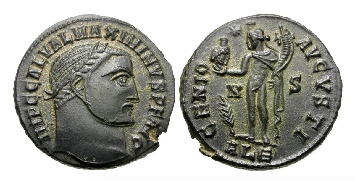 MAXIMINUS II DAIA (310-313) Alexandria Æ Follis (21.36mm, 4.70g)